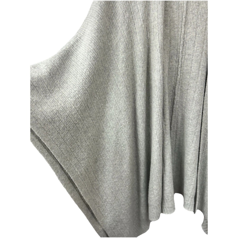 Tommy‎ Bahama Heather Grey Open Front Shawl Cozy Jetset Travel Wrap OS Coastal - Picture 2 of 6